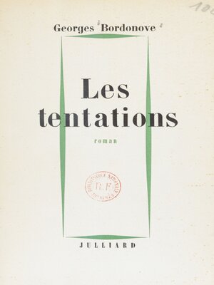 cover image of Les tentations